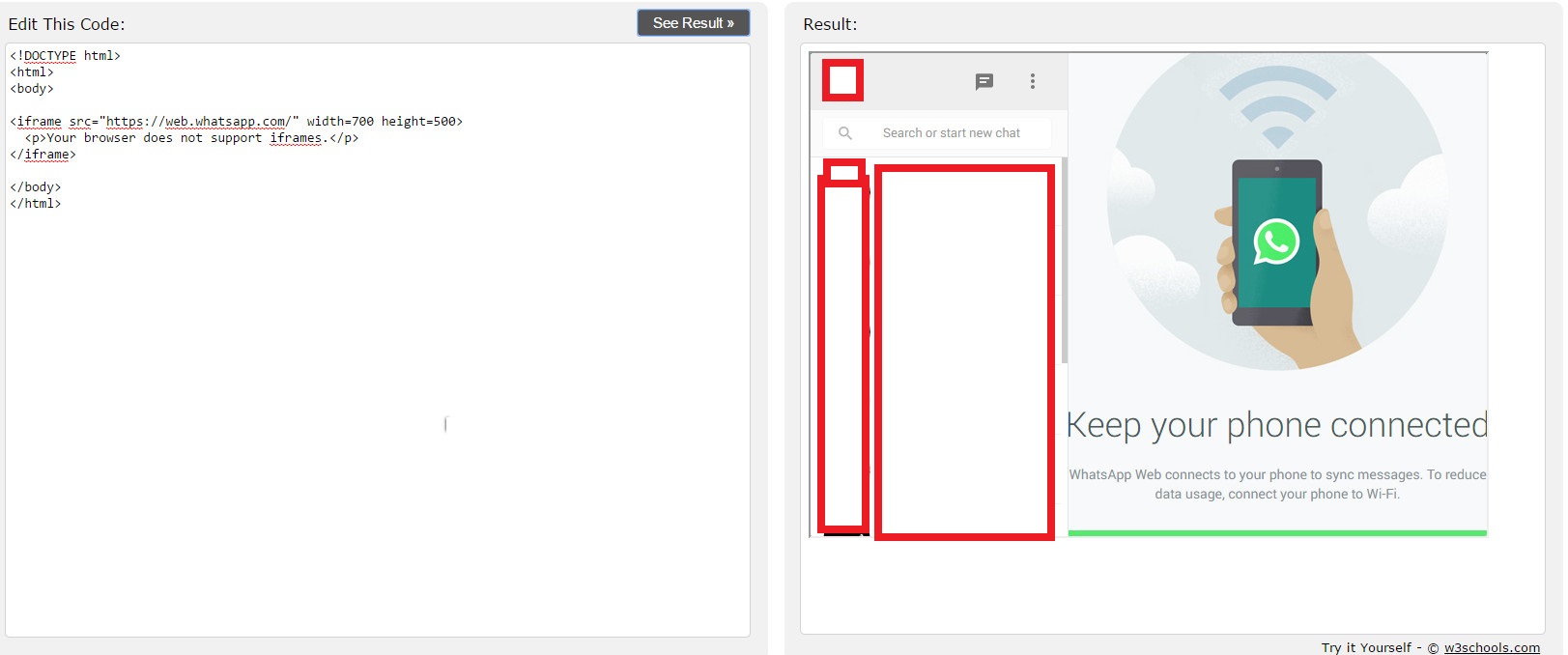 WhatsApp ClickJacking